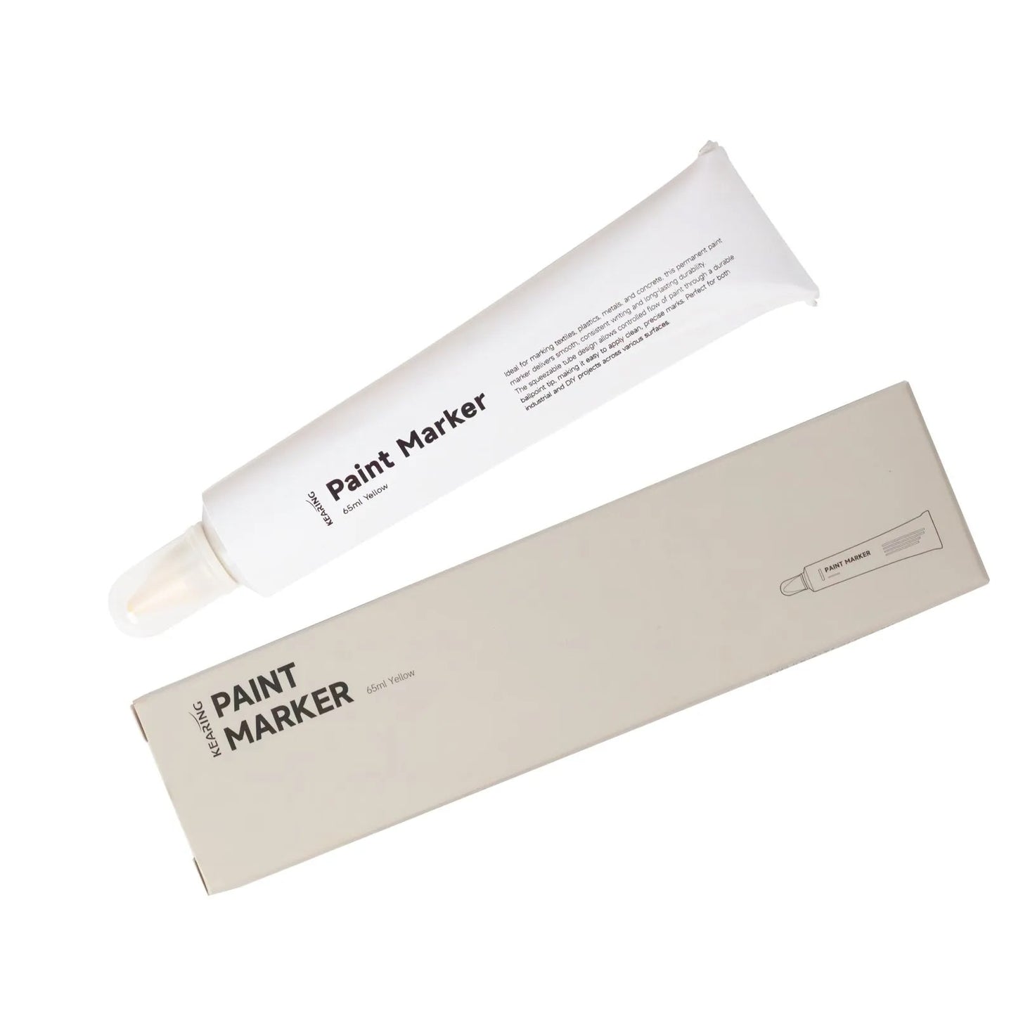 UK Permanent Textile Paint Marker Yellow, 65ml