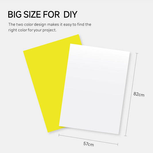 UK Dressmakers Tracing Paper Yellow and White, Large Sized 32" x 22"