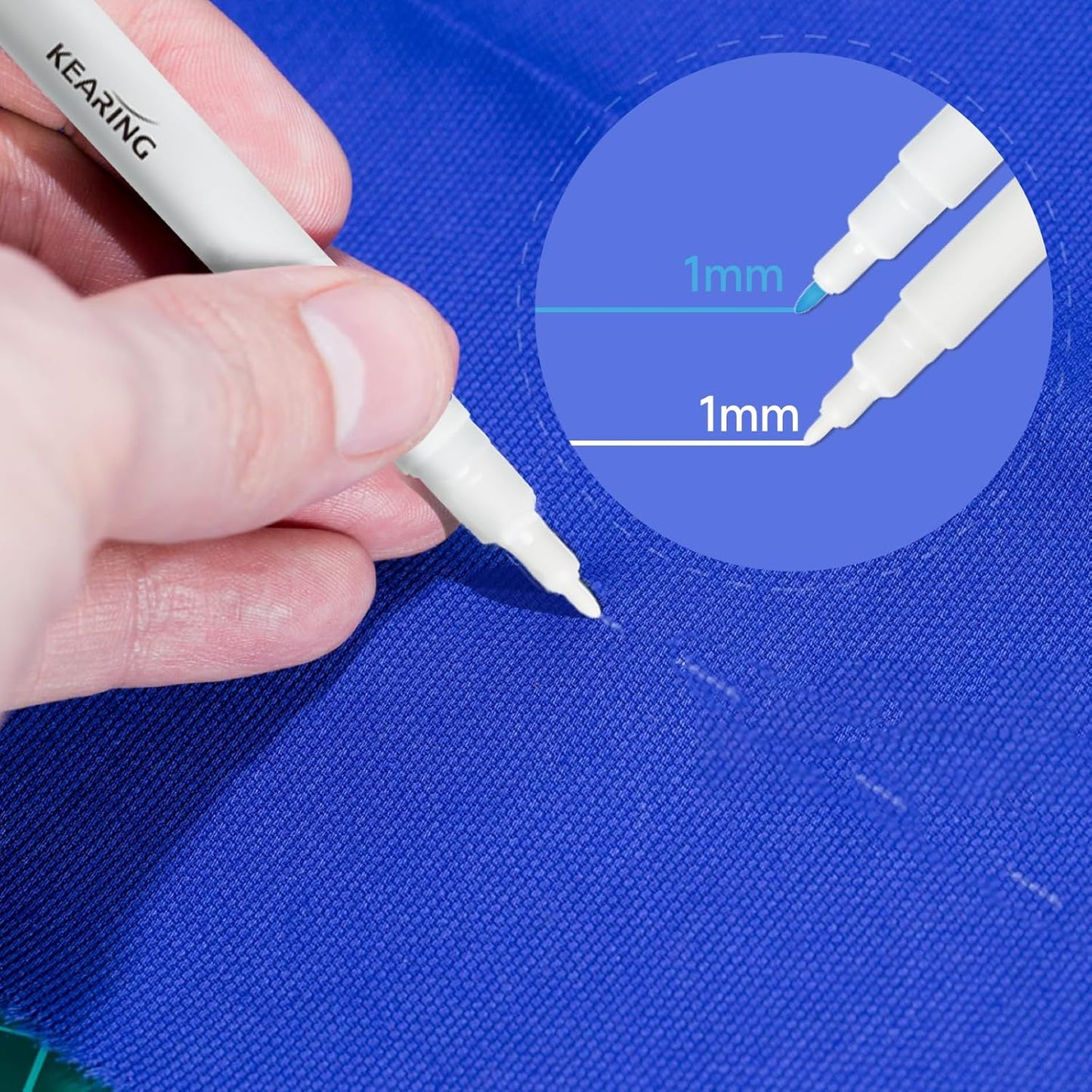 UK Water Erasable Pens Blue or White, 12-Pack